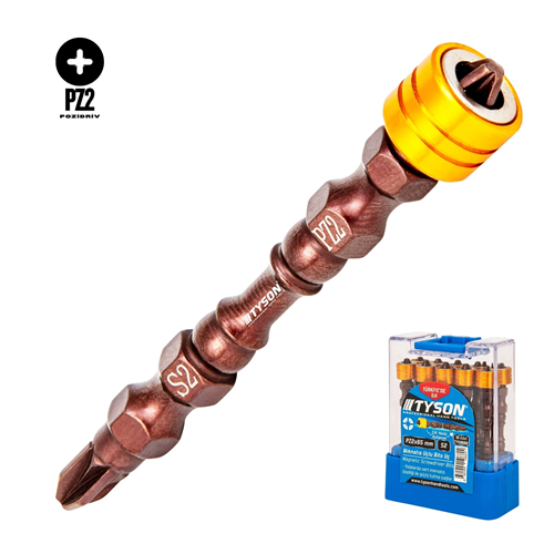 TYSON MIKNATIS UÇLU BİTS UÇ ÇİFT YÖN PZ2*65